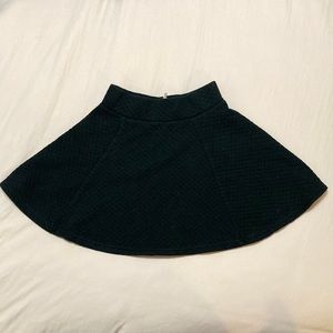 H&M black skater skirt